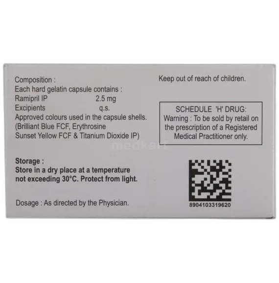 ramihart 2.5mg tablet 10's